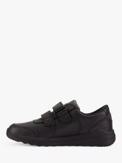 Clarks Kids' Daze Step 2 Leather School Shoes, Black - view 2, Black