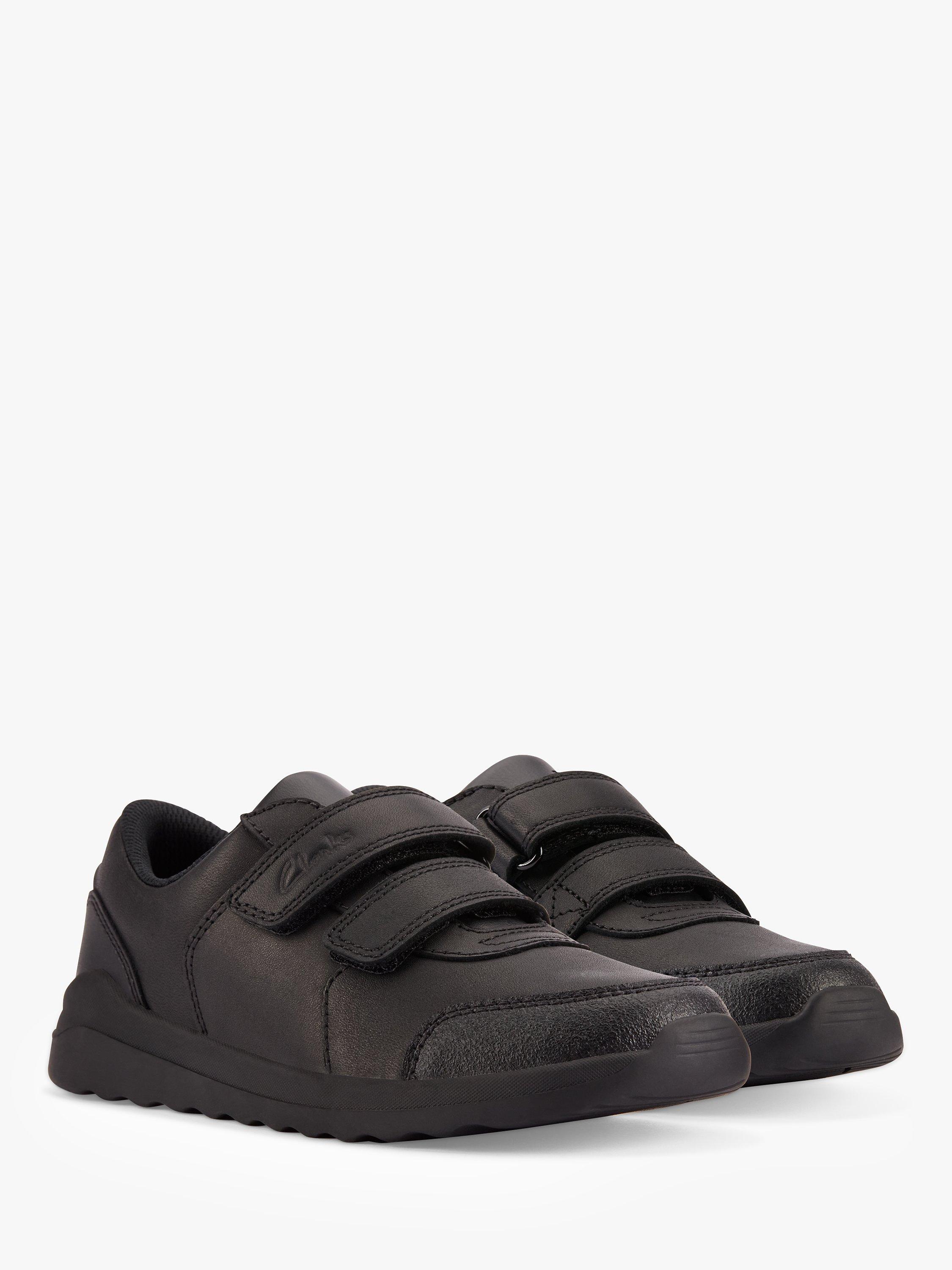 Clarks Kids Daze Step 2 Leather School Shoes Black