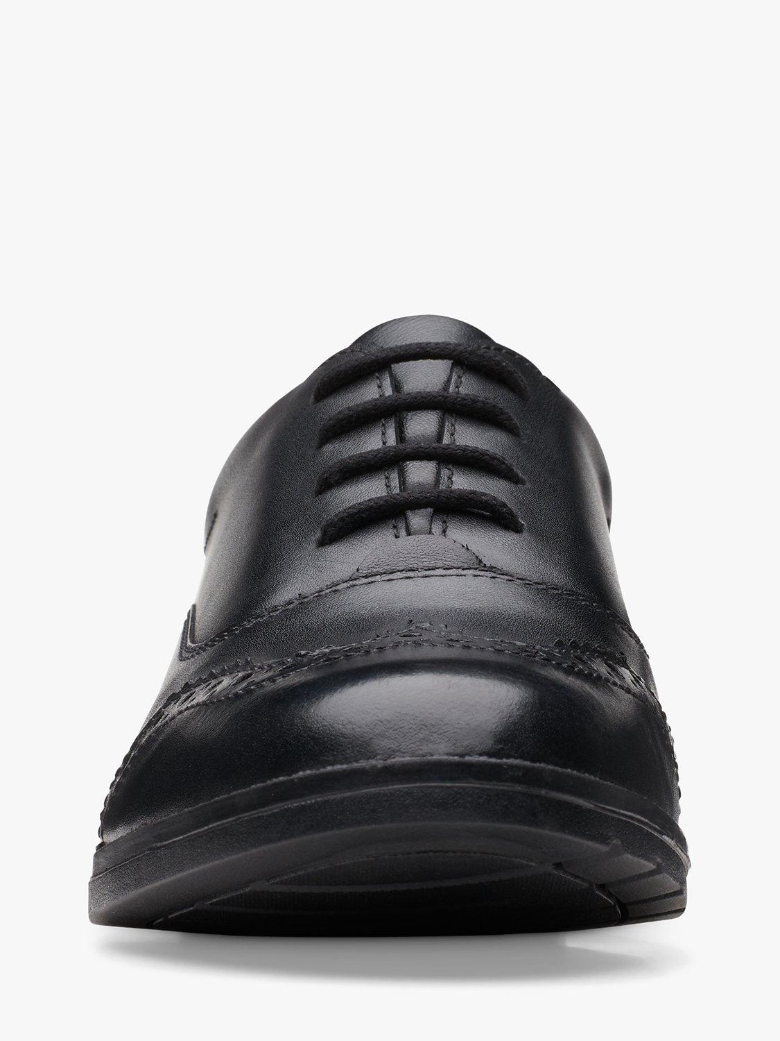 Calvin Klein Black Leather Shoes Clarks Kids' Aubrie Tap Leather
