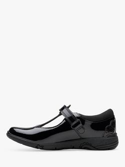 Clarks Kids' Relda Gem School Shoes, Black Patent - view 2, Black Patent