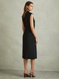 Reiss Kimora Button Front Dress, Black