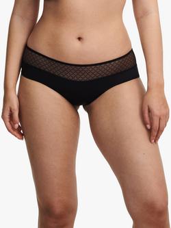 Chantelle Norah Chic Soft Feel Shorty Knickers, Black