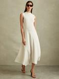 Reiss Lani Hybrid Midi Dress