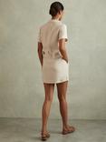 Reiss Solie Polo Shift Dress, Neutral