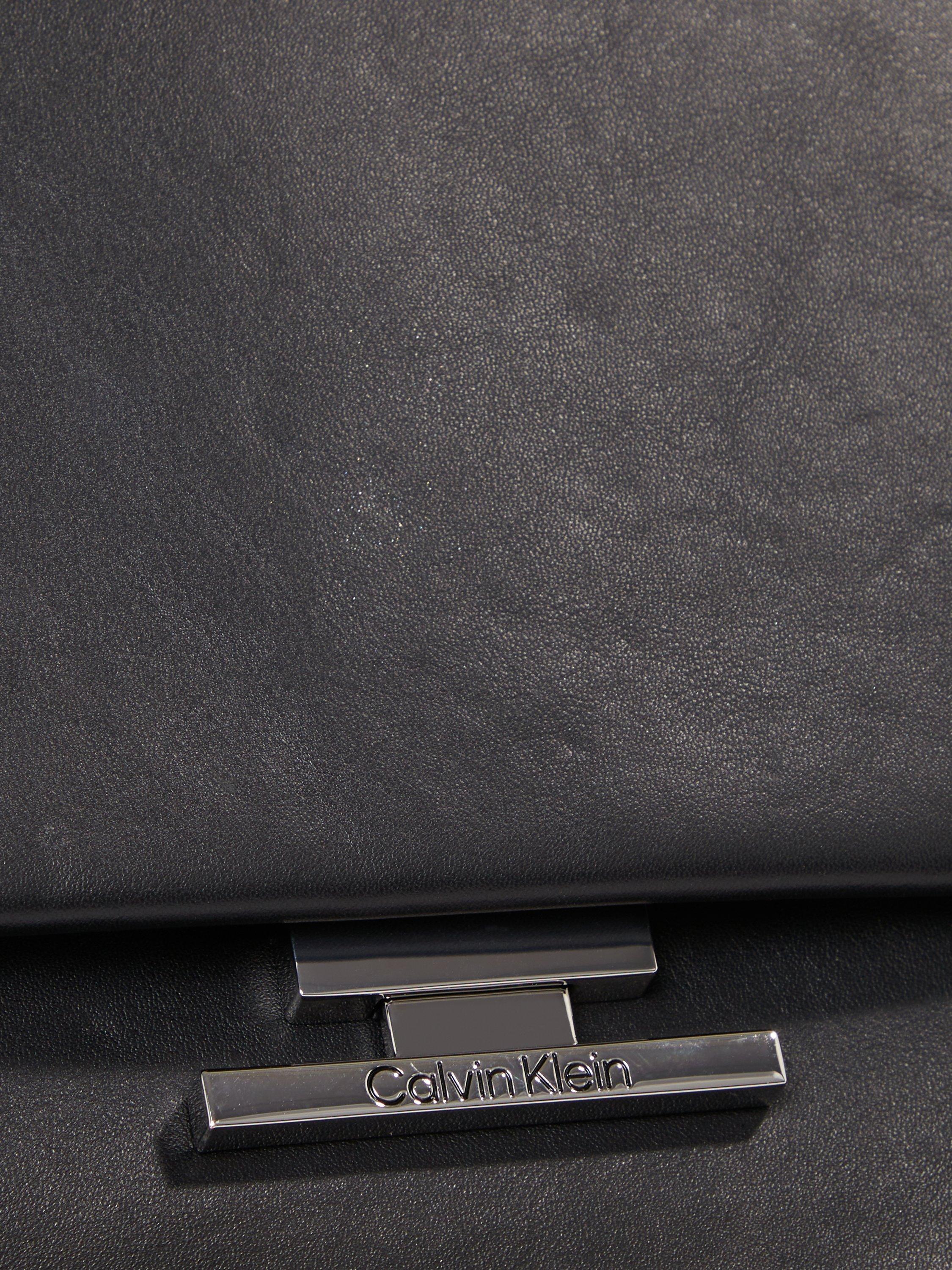 Product image 3 of 4, which shows Calvin Klein Linear Shoulder Bag, Black