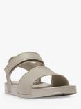 FitFlop Kids' Iqushion Backstrap Sandal, Silver