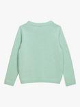 Trotters Kids' Pony Wool Blend Jumper, Sea Green