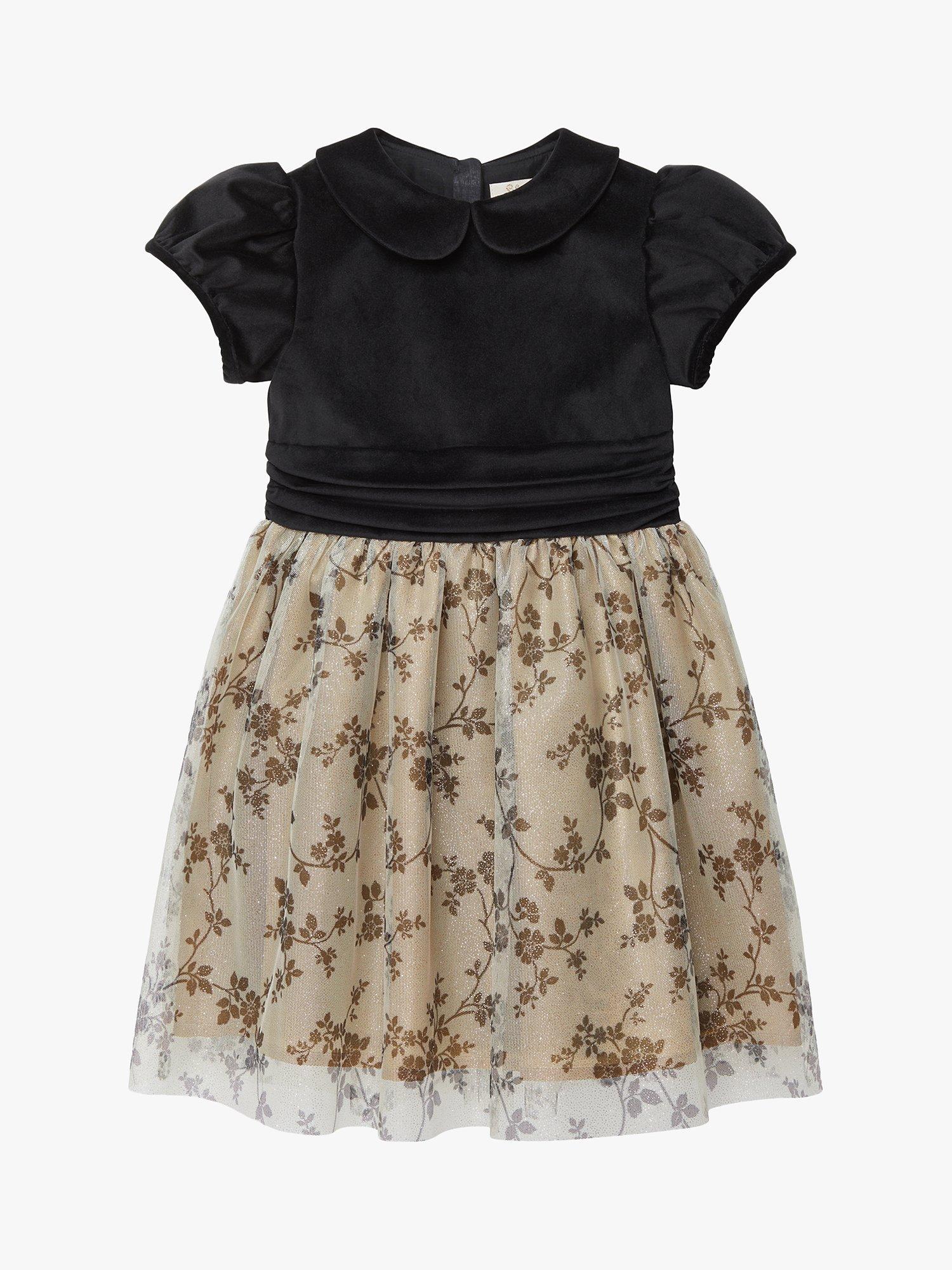 Black and gold dress for kids best sale