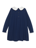 Trotters Kids' Violet Collar Dress, Navy