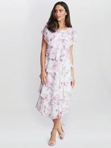 【海外限定】GinaBacconiドレス☆Olivia Floral Dress, Blush Gina Bacconi Olivia Floral Dress, Blush