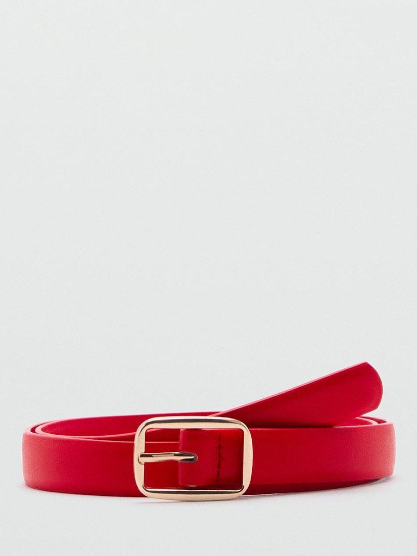 Mango Massi Belt Red