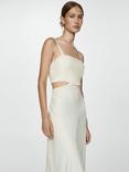 Mango Sagaro Cut Out Dress, Cream