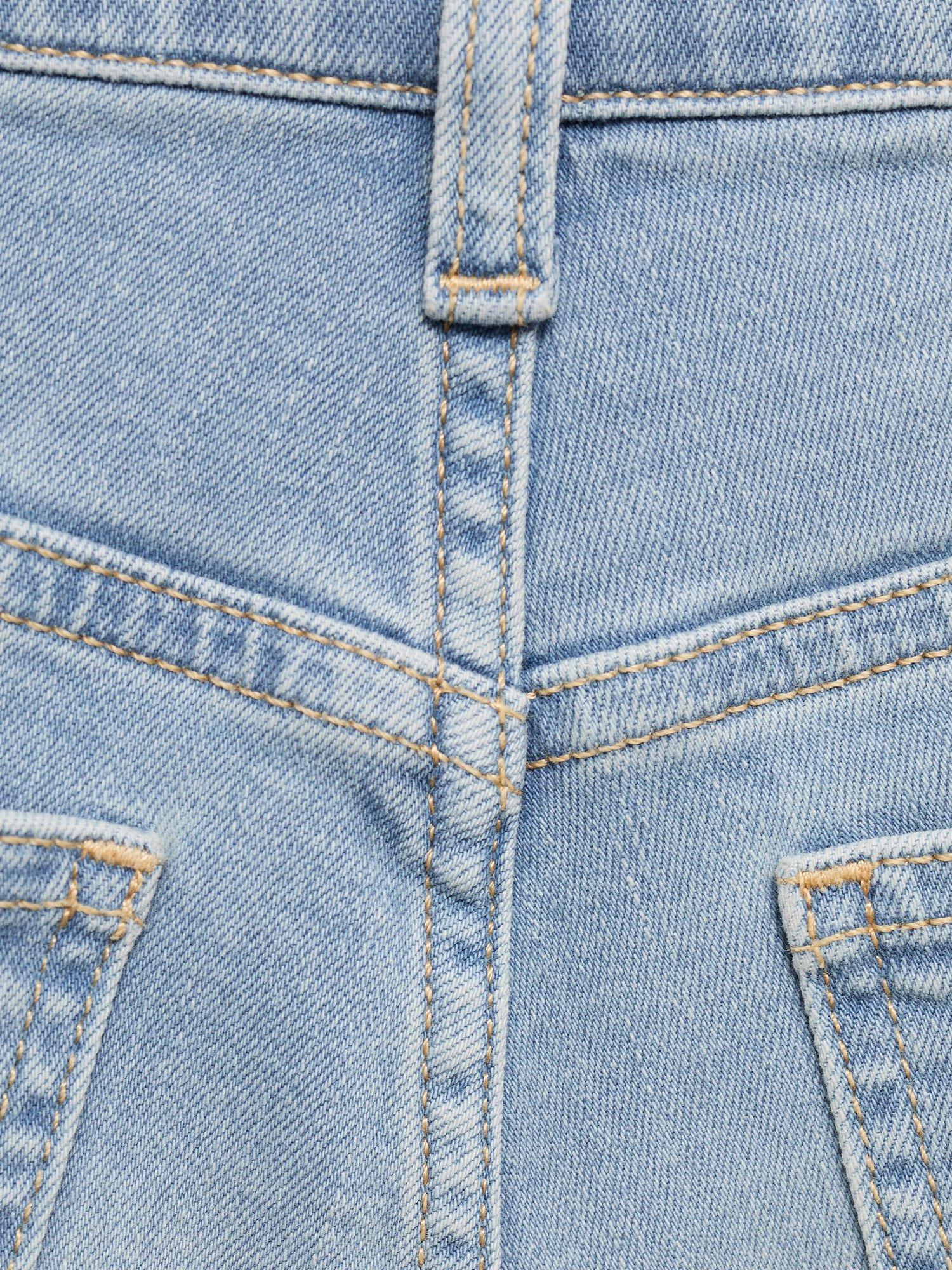 Mango Priscila Capri Jeans, Open Blue, 4