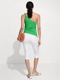 Mango Aborigen Asymmetric Top, Green