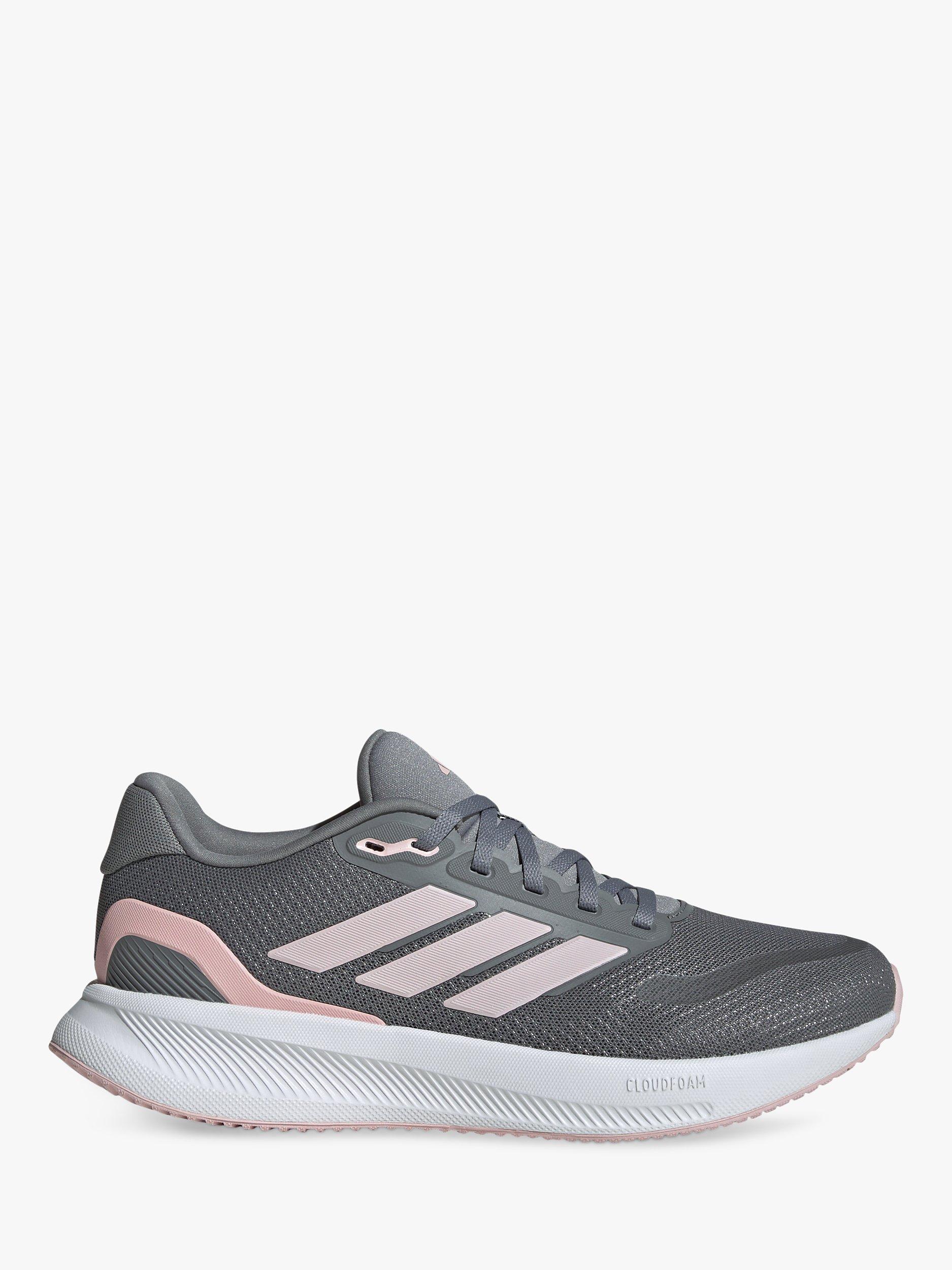 Product image 2 of 11, which shows adidas Women's Runfalcon 5 Running Shoes, Grey/Pink/White, 4