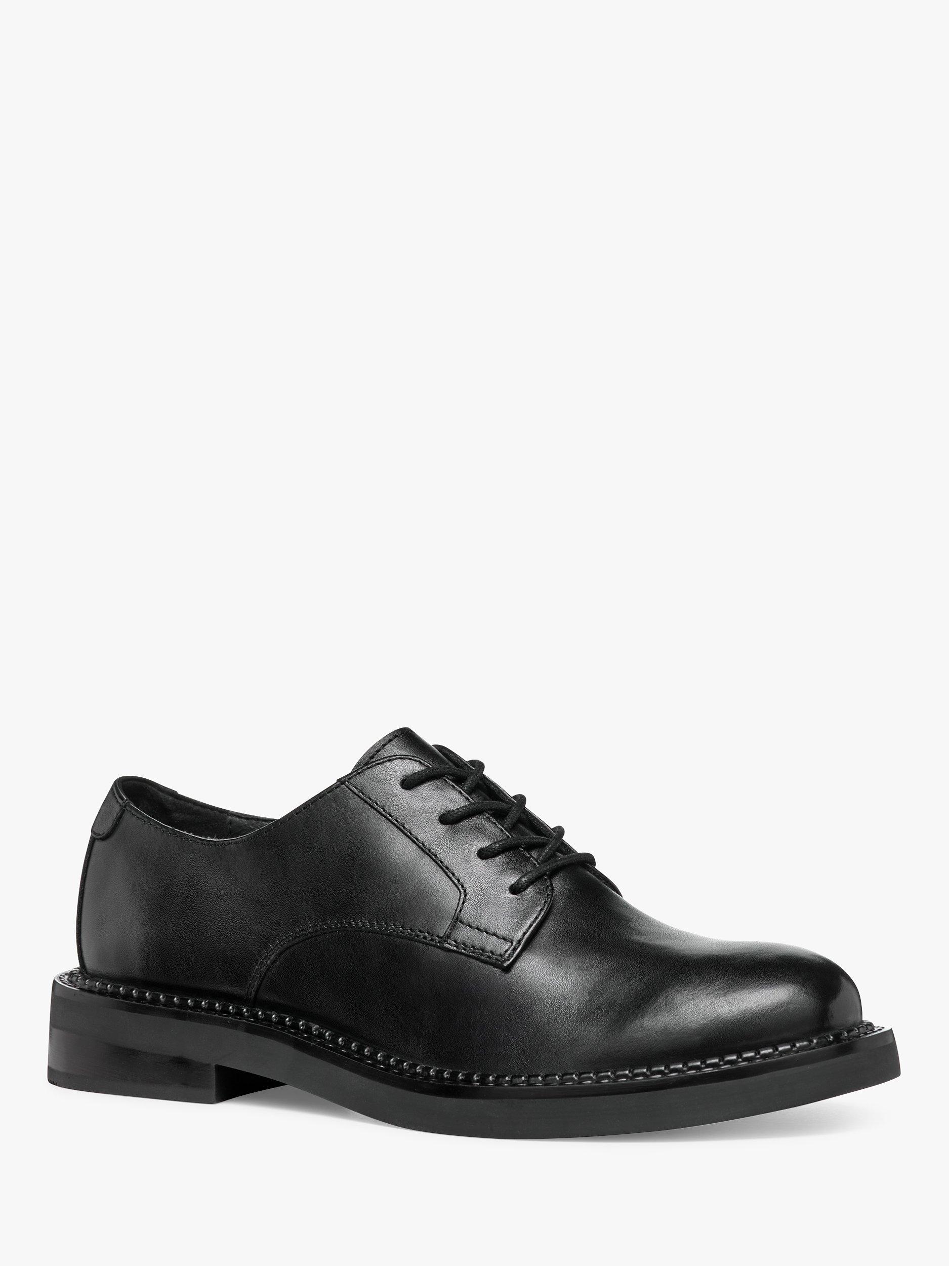 Geox Serilda Leather Formal Shoes, Black, EU37