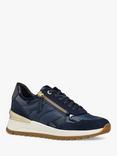 Geox Desyaa Zip Detail Trainers, Navy