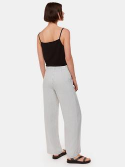 Whistles Petite Luna Stripe Trousers, Ivory/Multi - view 2, Ivory/Multi