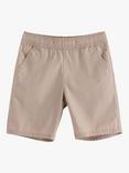 Lindex Kids' Organic Cotton Poplin Shorts, Light Beige