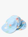 Lindex Baby Ice Cream Print Swim Cap, Light Blue