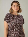 Live Unlimited Curve Leopard Jersey Top, Multi