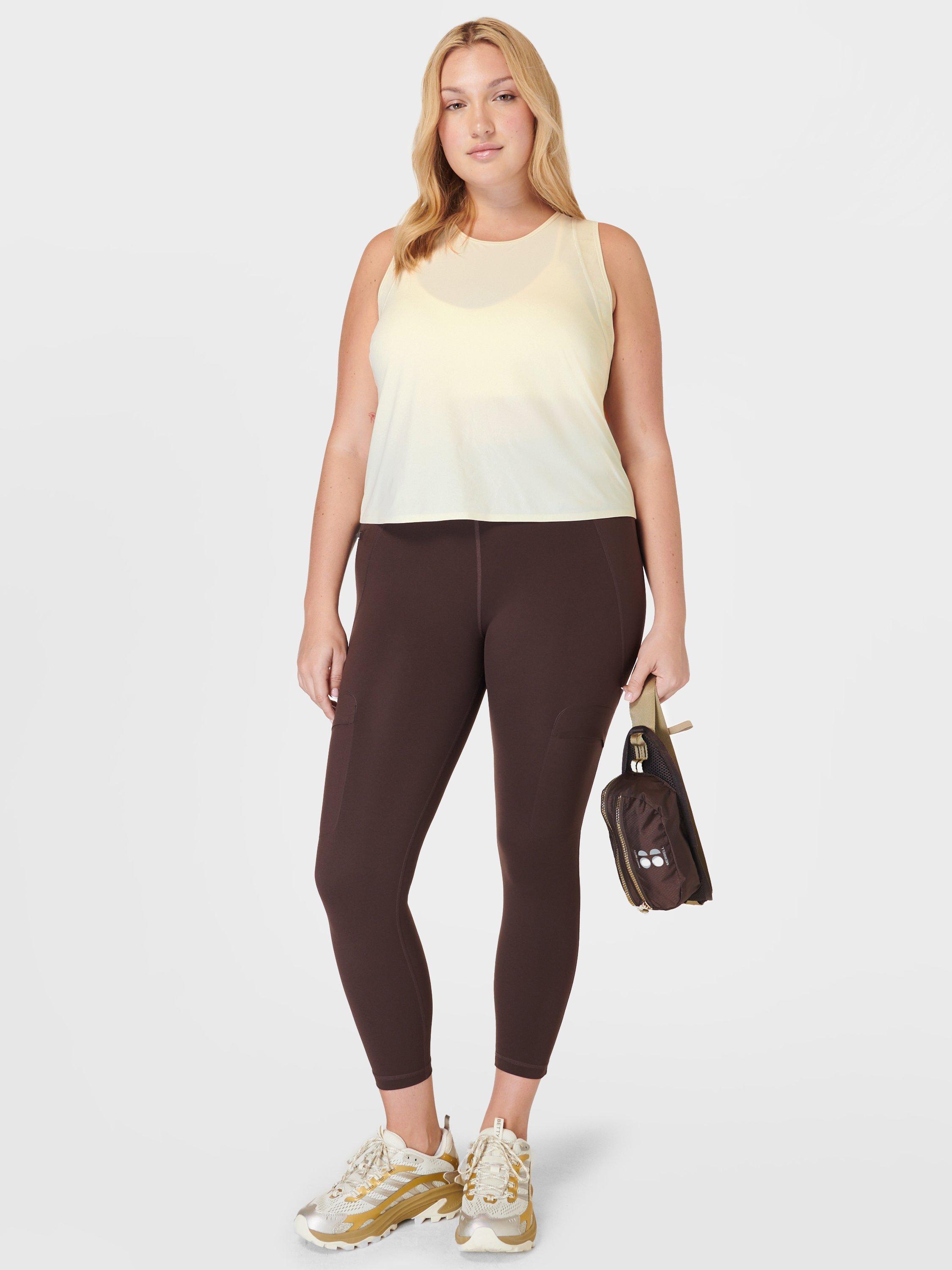 Sweaty Betty x Merrell Cargo Leggings Cacao Brown