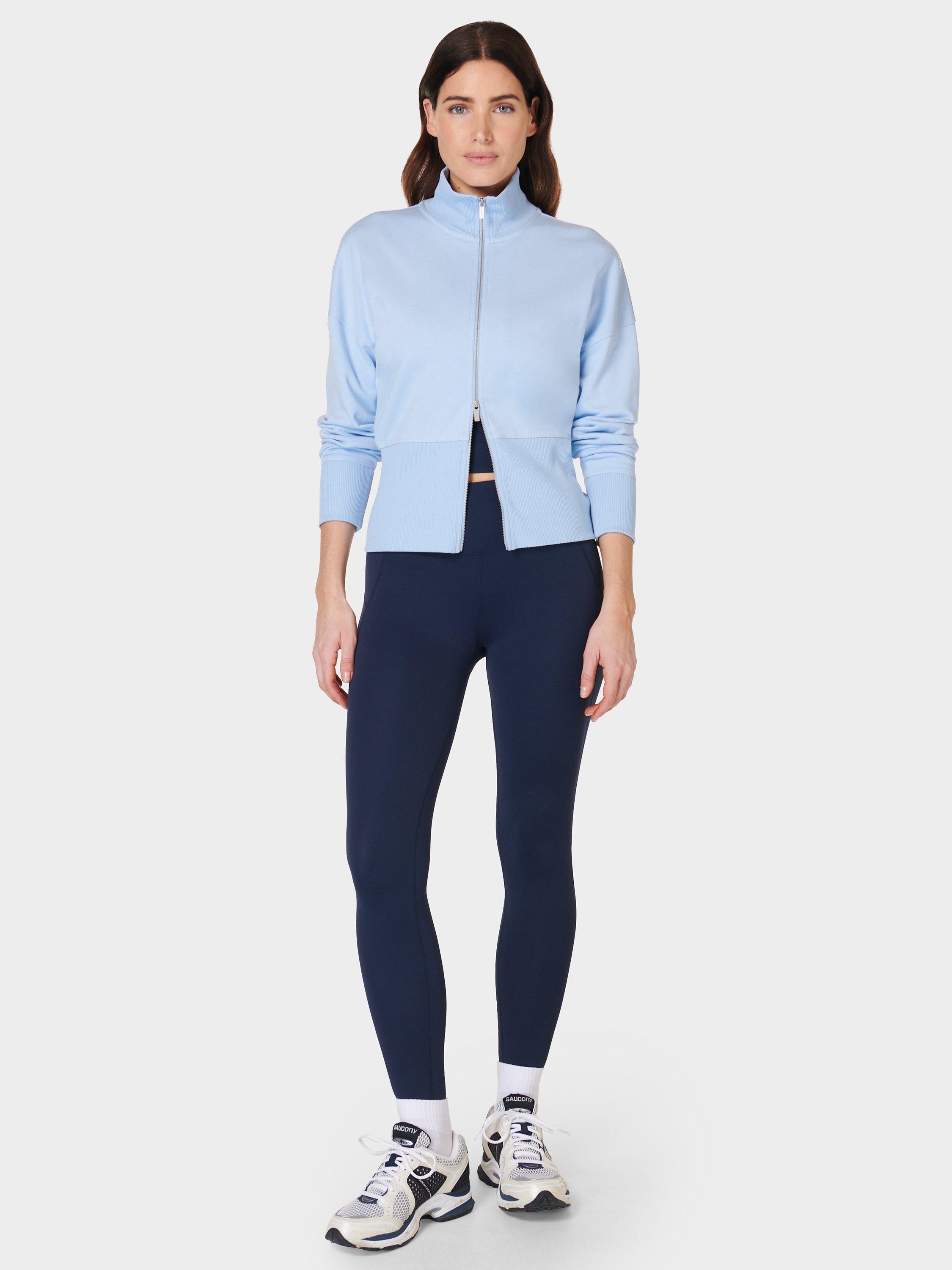 Product image 3 of 6, which shows Sweaty Betty All Day Active Sports Leggings, Navy Blue, S