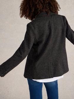 White Stuff Evelyn Jersey Blazer - view 2, Grey