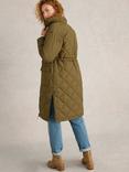 White Stuff Lorena Quilted Coat, Khaki