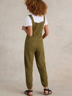 White Stuff Daphne Dungarees - view 2, Khaki