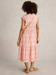 White Stuff Fleur Broderie Dress, Dusky Pink