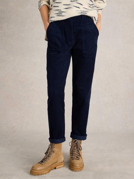 White Stuff Twister Trousers - view 2, Dark Navy