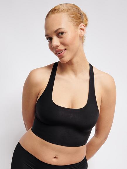 sloggi ZERO Feel 2.0 Racer Back Crop Top, Black