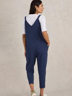 White Stuff Selina Slouchy Jersey Jumpsuit - view 2, Dark Navy