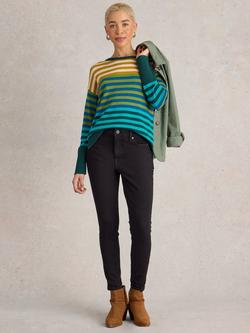 White Stuff Holly Organic Cotton Blend Skinny Jeans, Black