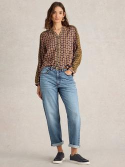 White Stuff Charlie Mid Rise Jeans, Blue, Blue