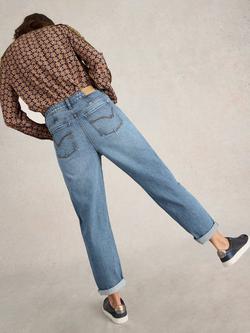 White Stuff Charlie Mid Rise Jeans, Blue - view 2, Blue