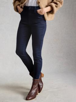 White Stuff Holly Organic Cotton Blend Skinny Jeans, Dark Blue