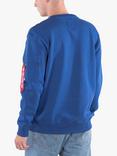 Alpha Industries NASA Reflective Graphic Sweatshirt, Blue