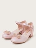 Monsoon Kids' Flower Bow Heels, Pink