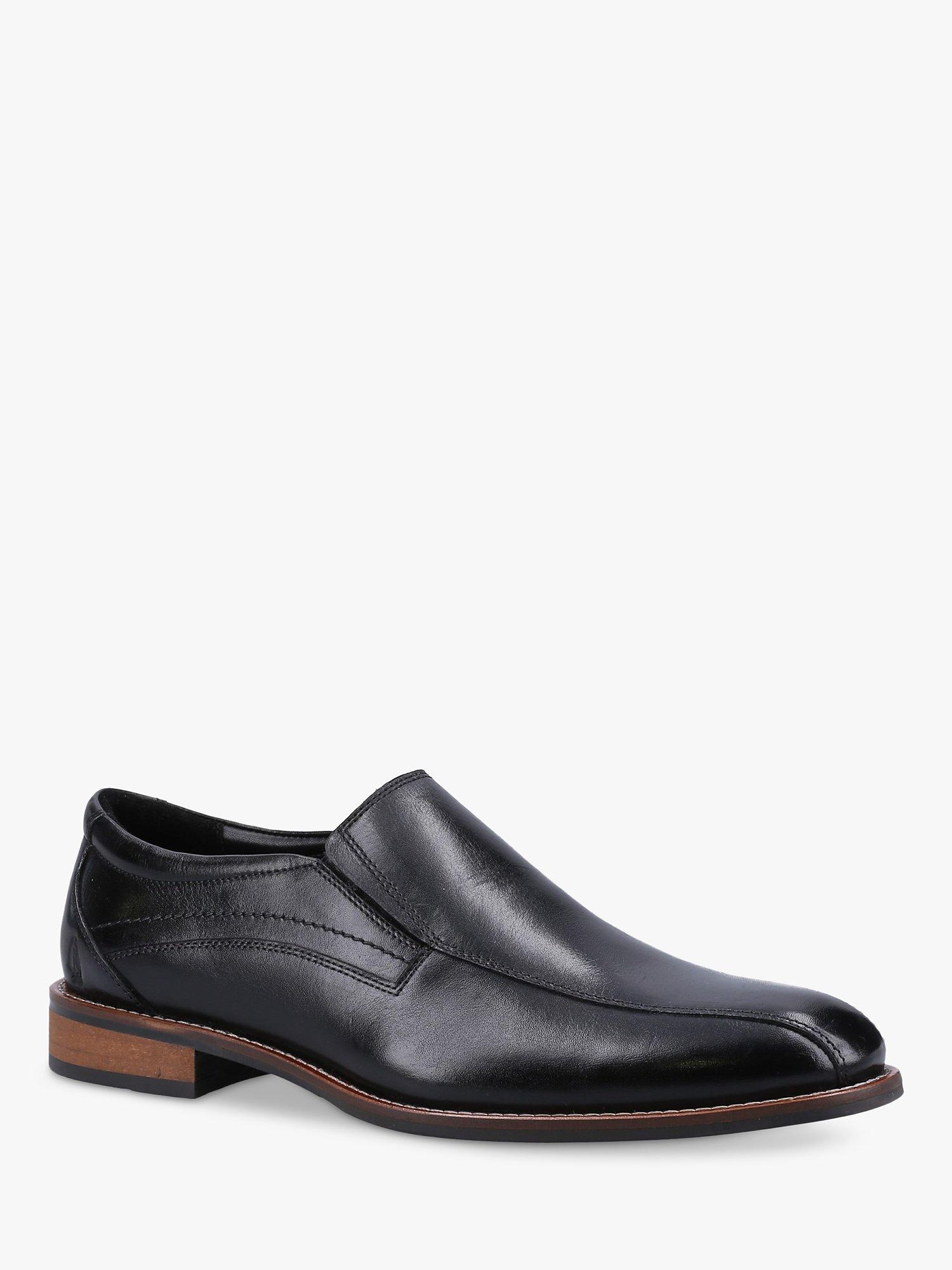 Hush Puppies Donovan Leather Loafers Black