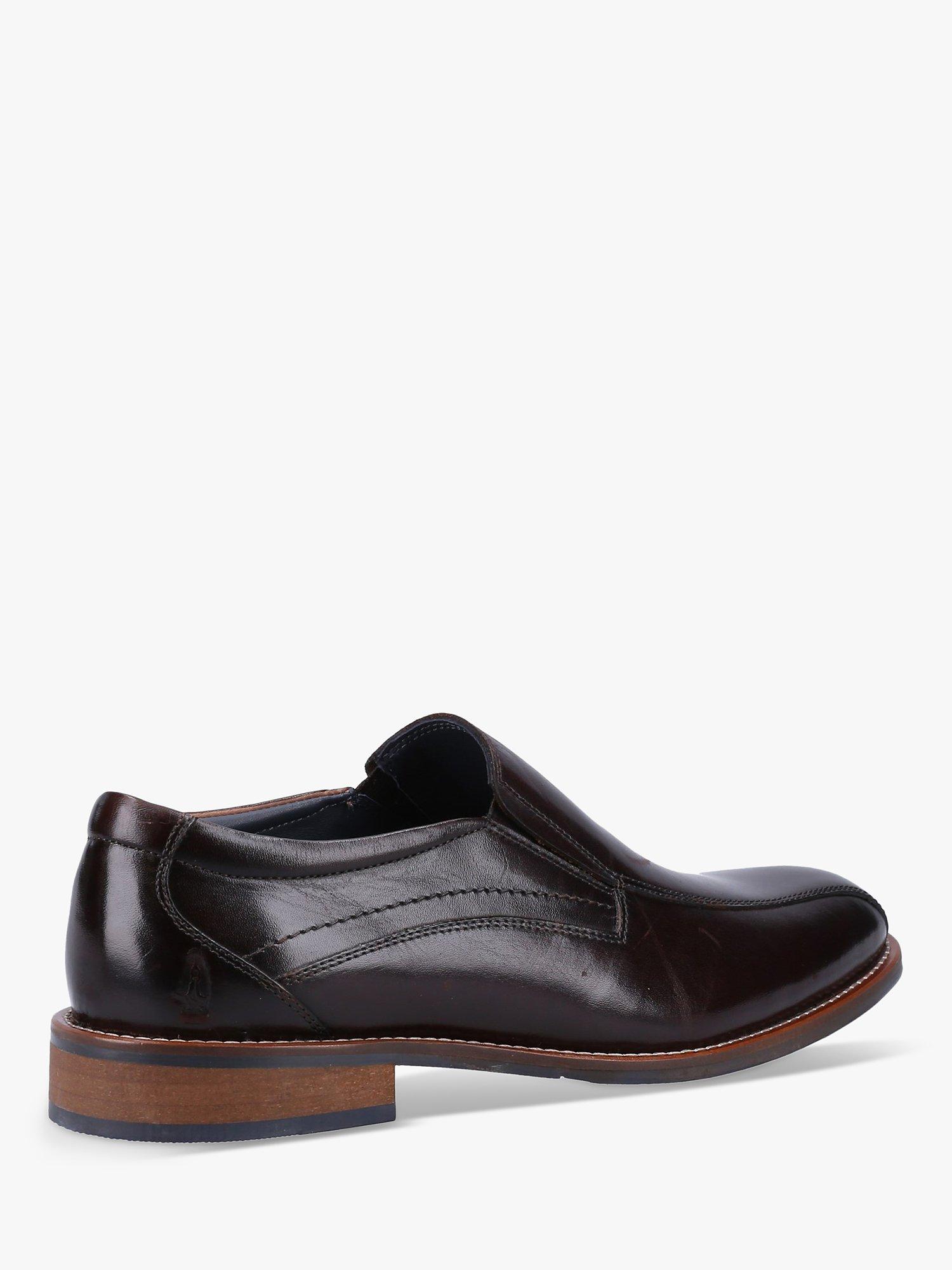 Product image 3 of 4, which shows Hush Puppies Donovan Leather Loafers, Black, 6