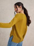 White Stuff Olive Organic Cotton Blend Jumper, Yellow