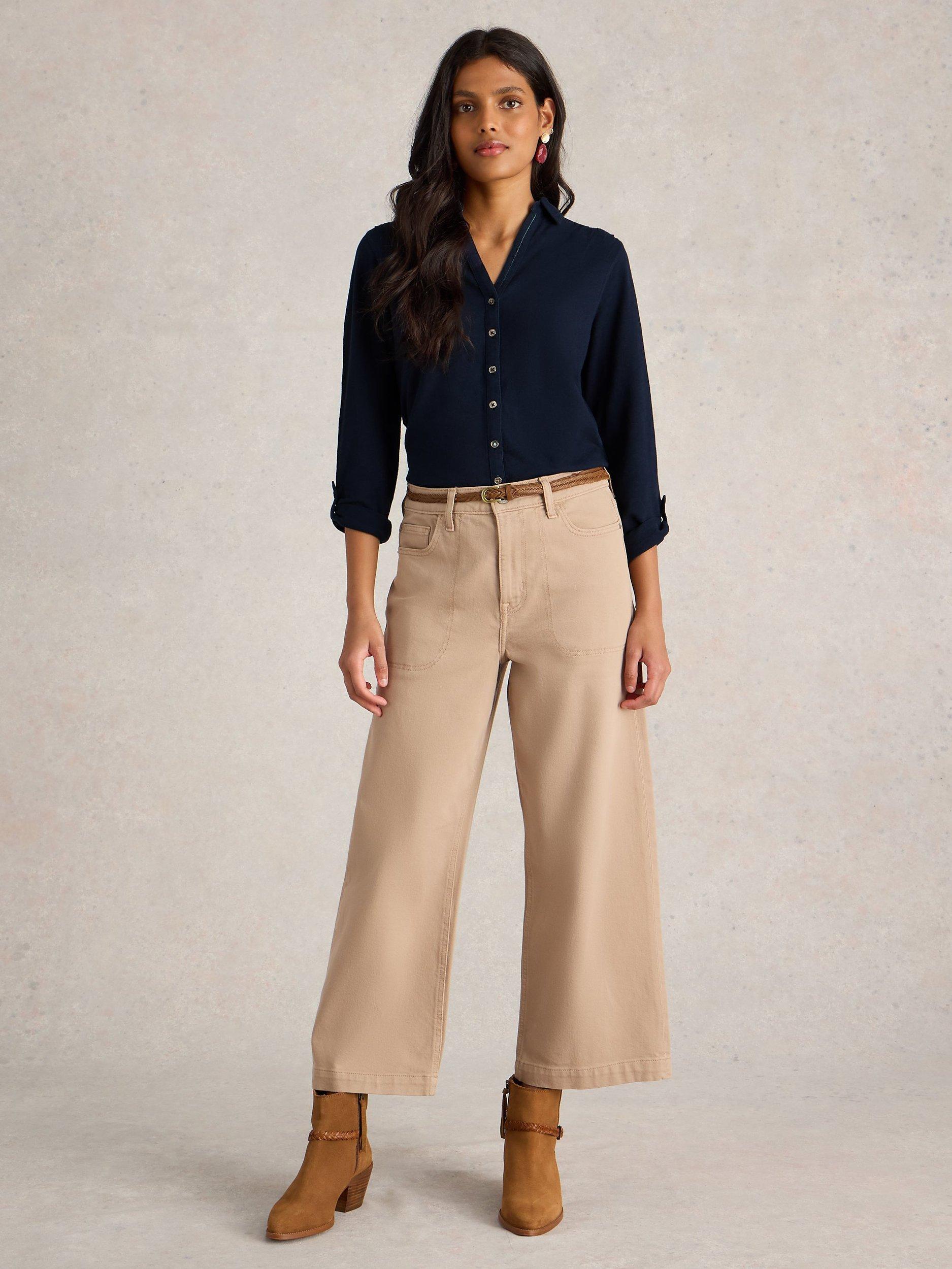 Product image 1 of 6, which shows White Stuff Annie Shirt, French Navy, 6