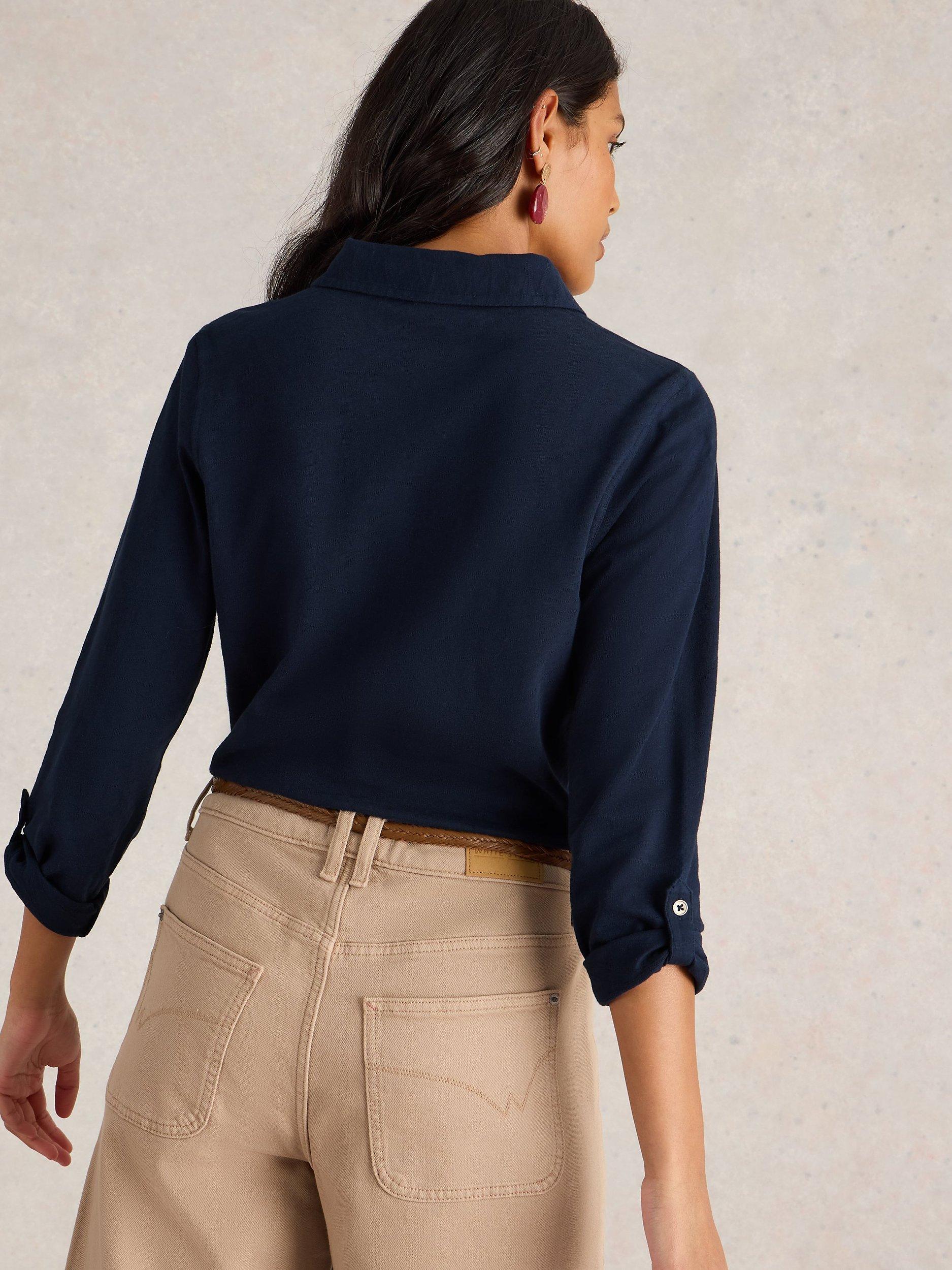 Product image 2 of 6, which shows White Stuff Annie Shirt, French Navy, 6
