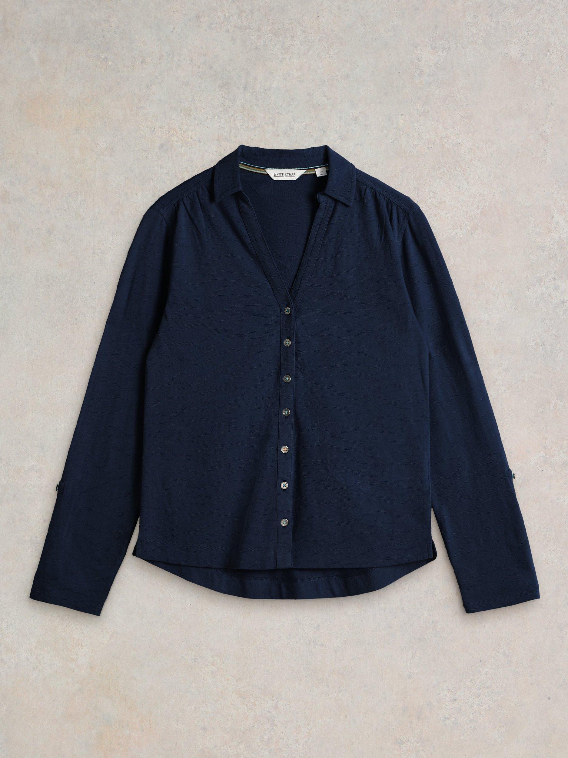 Product image 5 of 6, which shows White Stuff Annie Shirt, French Navy, 6