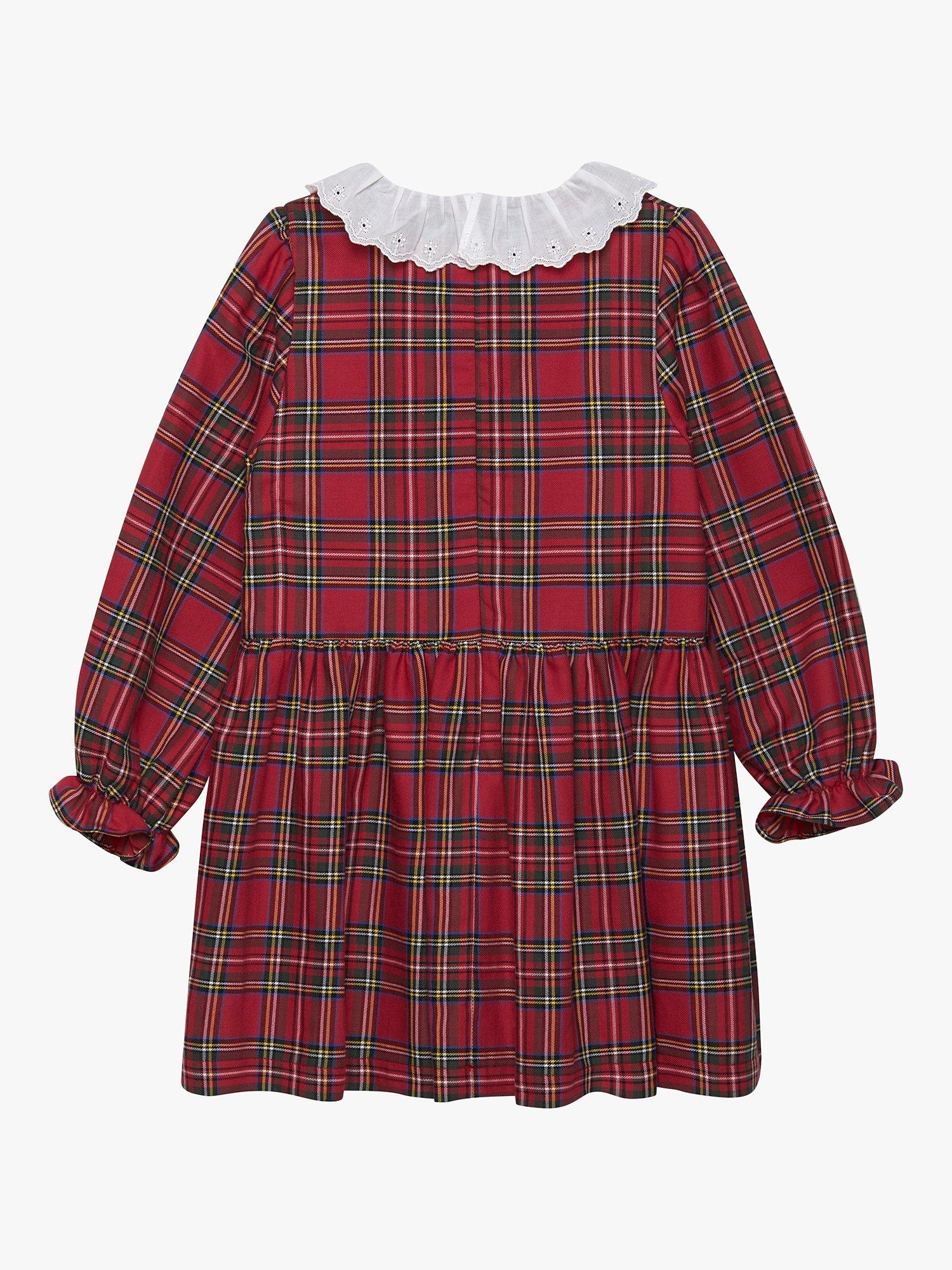 Red tartan dress kids shop