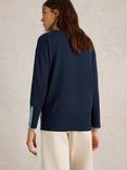 White Stuff Olive Organic Cotton Blend Jumper, French Navy