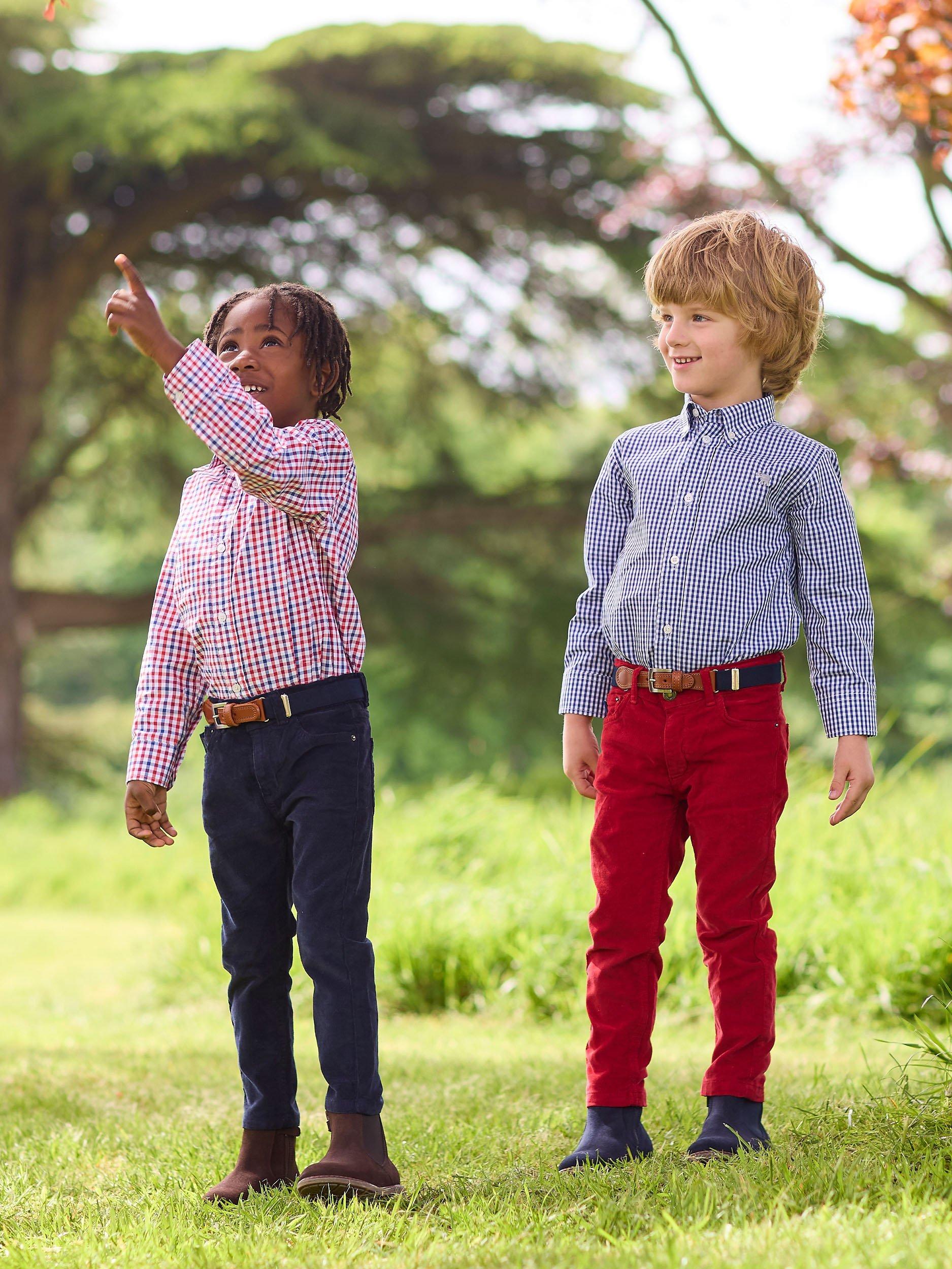 Product image 5 of 6, which shows Trotters Kids' Oliver Shirt, Multi, 2-3 years