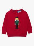 Trotters Baby Nutcracker Jumper, Red